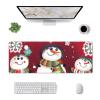 Rubber Keyboard Mat with Cute Snowman “Merry Christmas” Design view 3