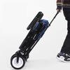 Folding Utility Wagon with 4 Wheels, Steel Frame, Color A view 3