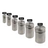 Wall Standoffs, 10-Piece Set, 16/25 mm, Steel Pin Hardware, Silver, 16 x 40 mm / 16 x 30 mm view 3