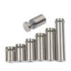 Wall Standoffs, 10-Piece Set, 16/25 mm, Steel Pin Hardware, Silver, 16 x 40 mm / 16 x 30 mm view 4