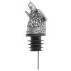 PRETYZOOM Wolf Head Wine Aerator Pourer, Silver view 2