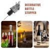 PRETYZOOM Wolf Head Wine Aerator Pourer, Silver view 3
