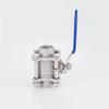 3-Way Diverter Ball Valve, 3-Piece Stainless Steel, DN15–DN50 view 4