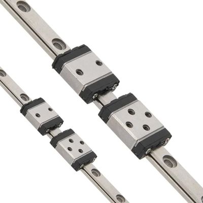 KGTCN MGN5H Miniature Linear Guide Rail, 600 mm, Stainless Steel, with Carriage Block