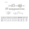 KGTCN MGN5H Miniature Linear Guide Rail, 600 mm, Stainless Steel, with Carriage Block view 4