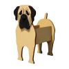 TQQEPOOL PVC Cute Dog Planter for Indoor and Outdoor Plants, English Mastiff, 43 × 25 cm view 1