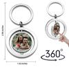 Joiit Blank Sublimation Keychains, Heat Press Transfer, Double-Sided Photo Keychains, Personalized Gifts, 8 Pieces, Circles, 3 x 2 x 0.2 Inches view 4