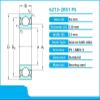 1 Pc 6213-2RS1 65 x 120 x 23 mm Bearing, 6213, 6213RS, 6213-2RS Single-Row Metric Deep-Groove Ball Bearing view 2