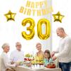 Gold 75th Birthday Balloon Decoration Set view 4