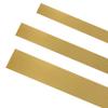 PuPLum 3 m Self-Adhesive Stainless Steel Wall Trim, Brushed Gold, 2 cm view 1