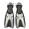 Adult Adjustable Swim Fins, Open-Heel Diving & Snorkeling Fins, Long Blades (Gray, L/XL) view 2