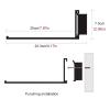Aluminum Alloy LED Floating Wall Shelf view 2