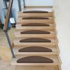 Kettelservice-Metzker Ariston Semi-Round Stair Mats, Coffee Brown, 64 x 20 cm, 15-Pack view 2