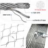 304 Stainless Steel Cable Mesh Safety Net, 1.8 x 20 m view 2