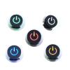 2-Pack 8 × 8 × 15 mm DIP-6P Tactile LED Momentary Pushbutton Switches with Round Caps, Red Light view 3