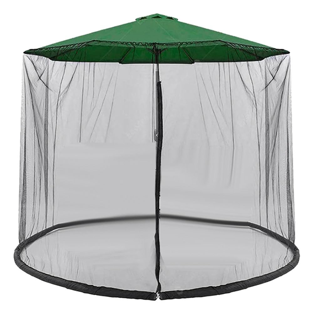 1 x Outdoor Sun Umbrella for Lawn, Garden, Camping, Patio, Black
