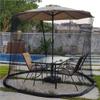 1 x Outdoor Sun Umbrella for Lawn, Garden, Camping, Patio, Black view 4
