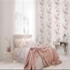 Novamur Non-Woven Wallpaper Floral Watercolor Flowers Leaves White Pink Beige 81623 view 1