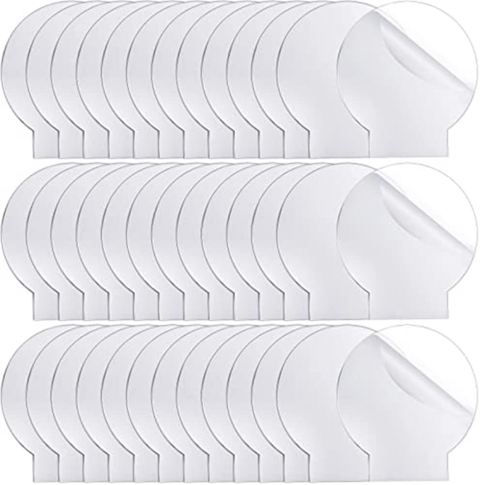 36 Round Clear Cast Acrylic Blanks for LED Light Bases