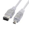 NFHK 1394 6-Pin to 4-Pin FireWire 400 iLink Cable view 1