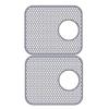 Silicone Sink Mat, 2-Pack, for Rear-Drain Kitchen Sinks view 1