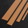 3 m Self-Adhesive Flexible Stainless Steel Wall Trim, 12 cm Wide, Brushed Rose Gold view 1