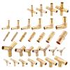 Brass T-Style Hose Barb Pipe Fitting for Water, Gas, and Air, TXYL Type, 10 mm Barb view 2