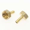 OqcEha Copper Hose-End Accessory, Brass Barb Fitting, 4–19 mm ID, 1/8–1/2 in Female Thread view 3