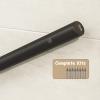 Stair Railing Stainless Steel Handrail, 210 cm, Black, 5.1 cm Tube with Wall Mount view 3