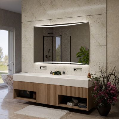 Alasta Vilnius LED Bathroom Mirror 170 x 50 cm, Customizable