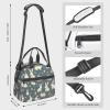 MDATT Insulated Lunch Bag with Rabbit Background, Adjustable Shoulder Strap, Cooler Bag for Women, MC700 view 4
