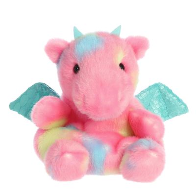Aurora Palm Pals Anya Dragon Plush, Pink, 5 Inches