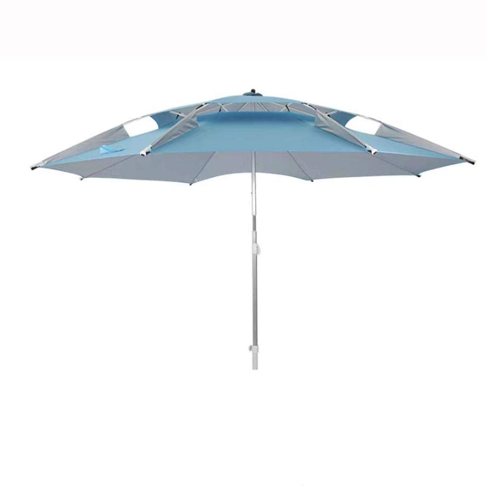 LNNW Fishing Umbrella, 2.2/2.4 m, Black