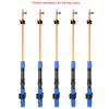 Beelooom 20-Piece Pole Storage Rack Tip Clamp Holder Clips for Pool Cues and Fishing Rods, 17 mm view 4