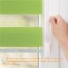 Blackout Roller Blind, Clamp-Fix, 40 x 340 cm, Green view 3