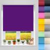 Double Roller Blind Klemmfix 30 x 130 cm, Purple view 1