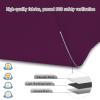 Double Roller Blind Klemmfix 30 x 130 cm, Purple view 2