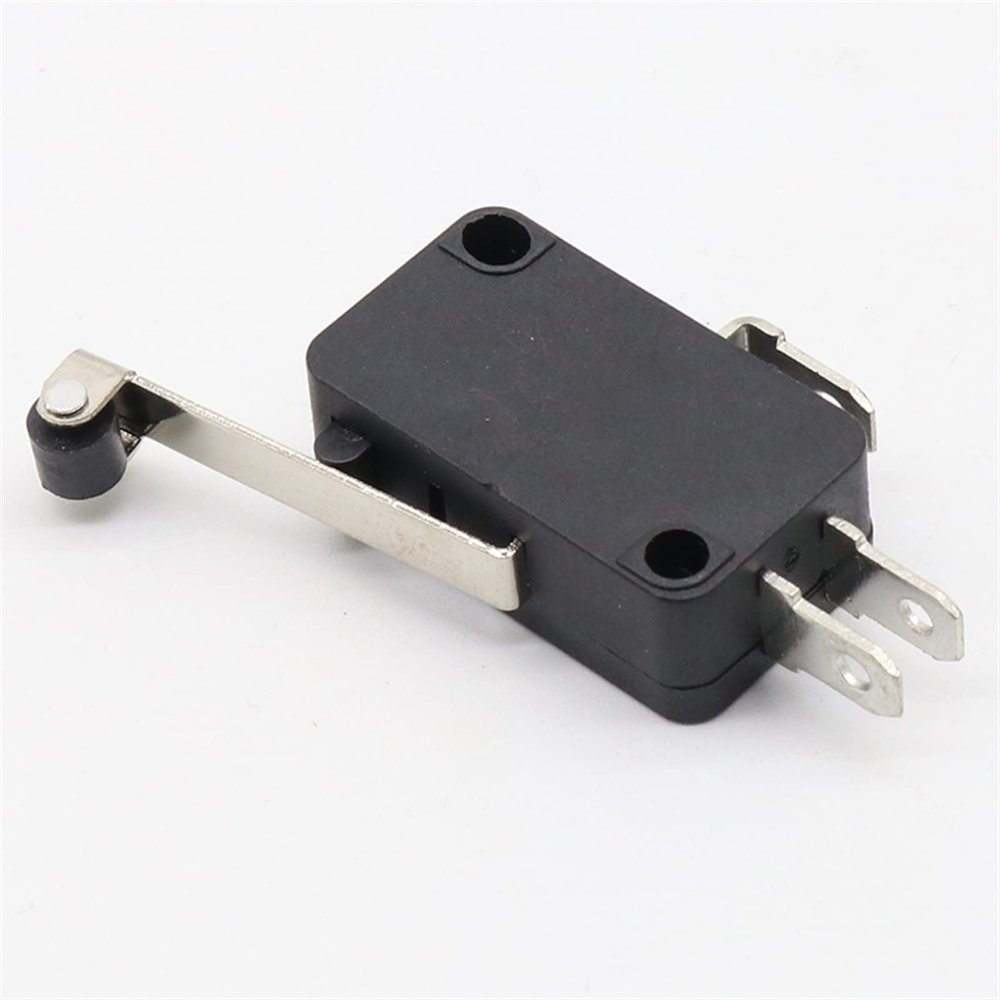 IPUDIS Rocker Switches, 10-Pack, Micro-Roller Long-Handle Lever-Arm Limit Switches, KW7-3
