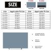 Treer TV Dust Cover, Universal Elastic Protective Cover for 22–75-Inch TVs/Computer Screens, 70-Inch, Painting Design view 2