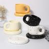 umsl 400 ml Ink-Splatter Personalized Ceramic Cup & Saucer Set view 2