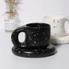 umsl 400 ml Ink-Splatter Personalized Ceramic Cup & Saucer Set view 4