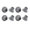 Kingke 8-Piece Set of Non-Slip Rubber Feet for Shower Chairs view 1
