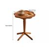 EINES Solid Cherry Wood Side Table, Modern Sofa Table view 2