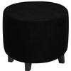 Round Stretch Velvet Ottoman Cover, 85 x 85 cm, Color #3 view 1