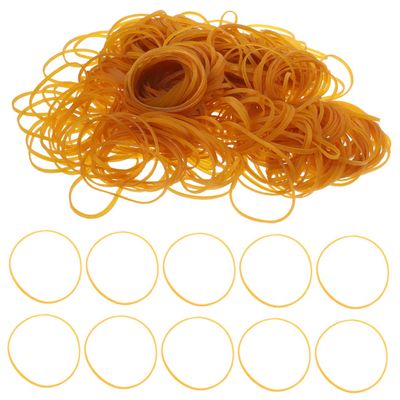 MUCKLILY 550-Piece Heavy-Duty Rubber Bands, Elastic and Non-Slip, Mark-Free, for Large Bags and Other Items