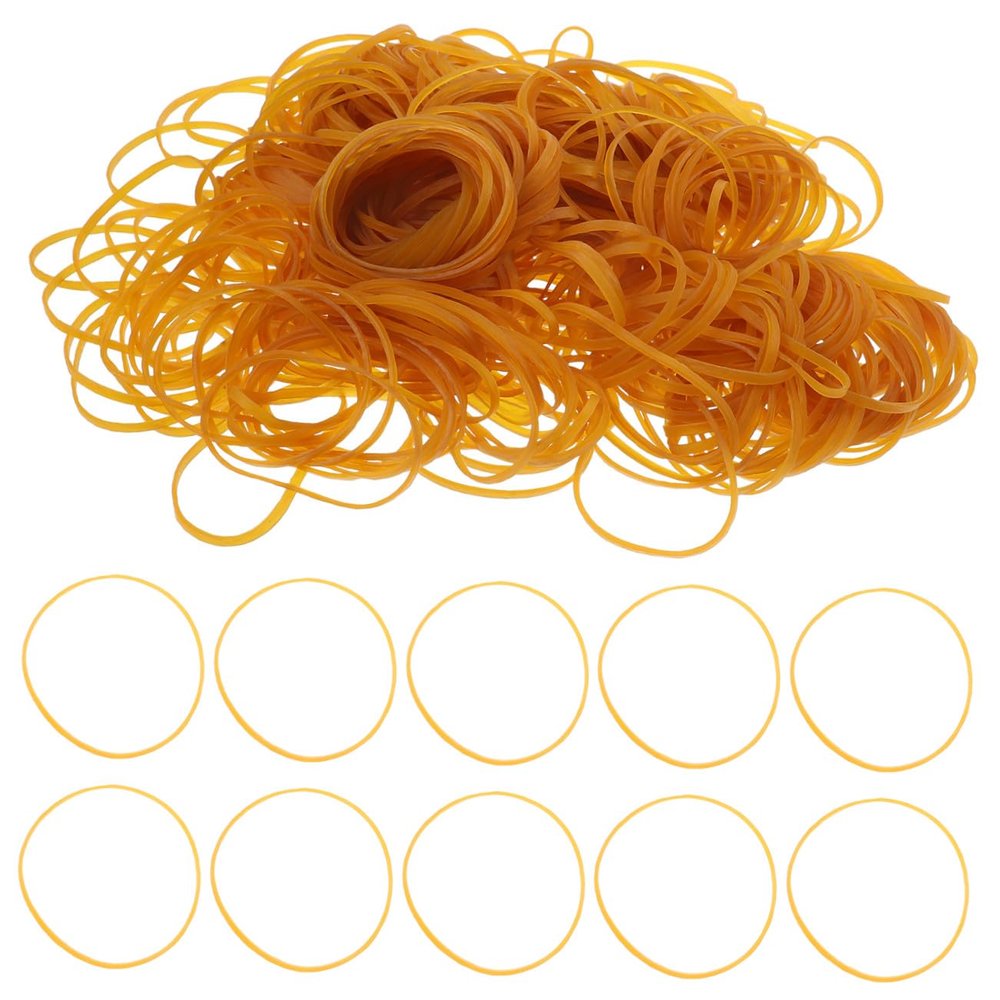 MUCKLILY 550-Piece Heavy-Duty Rubber Bands, Elastic and Non-Slip, Mark-Free, for Large Bags and Other Items