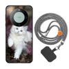 Vingarshern Case Compatible with Huawei Mate 60 Pro, Silicone Case with Aesthetic White Cat Pattern, Shock-Resistant Case with Adjustable Lanyard view 1