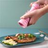 Manual Pepper and Salt Grinders, Refillable, 2-Pack, Pink view 4