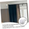 MUCKLILY 4-Piece Curtain Rod Finials, Durable Plastic Decorative End Caps, Tool-Free Installation view 4