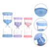 Decorative Glass Hourglasses, 3-Pack, 15, 30 and 45 Minutes view 2